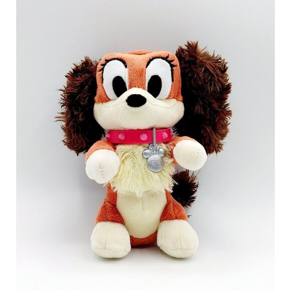 Disney Fifi Puppy Dog Lovey Plush Stuffed Toy 6” Disney Store Pluto’s Girl - Picture 1 of 5